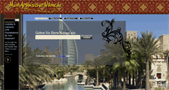 Desktop Screenshot of meinarabischername.de